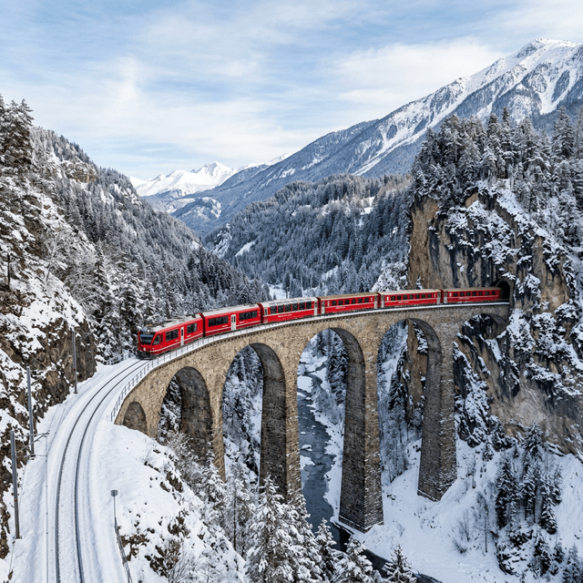 Top 5 Most Scenic Train Routes in the Alps